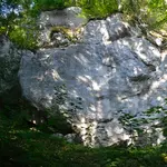Klettergebiet, Altmühltal, Fels: Apostelkeller, Apostelbalkon und Gruft