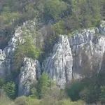 Klettergebiet, Altmühltal, Fels: Großer Keilstein