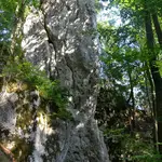 Klettergebiet, Altmühltal, Fels: Pinguin