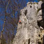 Klettergebiet, Altmühltal, Fels: Triangelturm