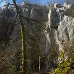 Klettergebiet, Konstein, Fels: Dohlenfels Rückseite
