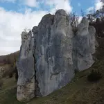 Klettergebiet, Konstein, Fels: Dollnsteiner Wand