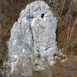 Klettergebiet, Konstein, Fels: Fensterlwand