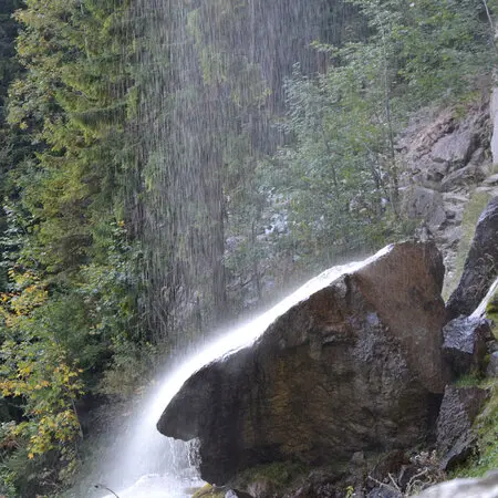 Klettergebiet, Kufstein, Fels: Schleierwasserfall