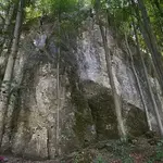 Klettergebiet, Naabtal, Fels: Grüner Pfeiler
