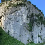 Klettergebiet, Oberammergau, Fels: Bärenhöhle