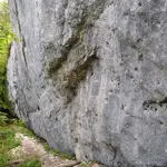 Klettergebiet, Oberammergau, Fels: Friedhofswand