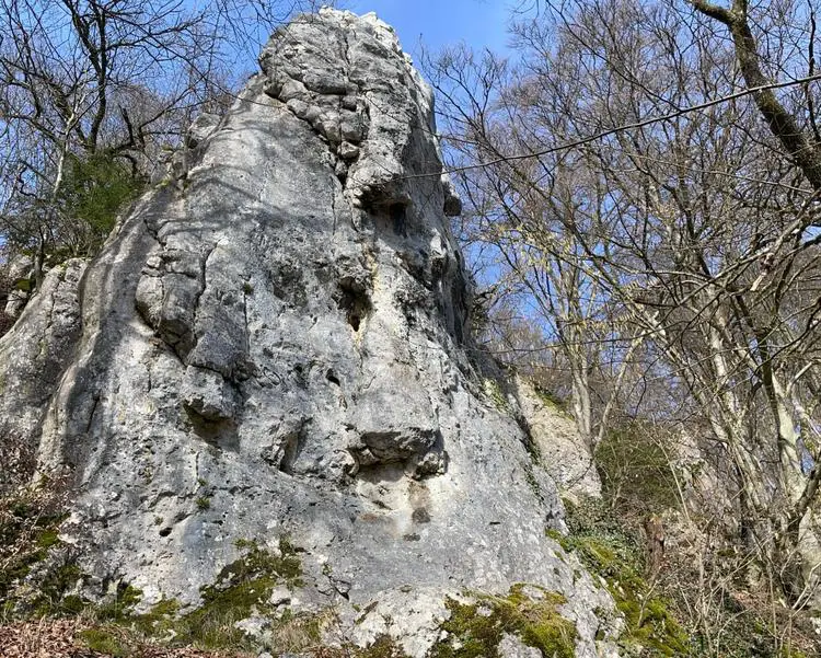Klettertopo „Südwand“ am Fels Madonna in Konstein