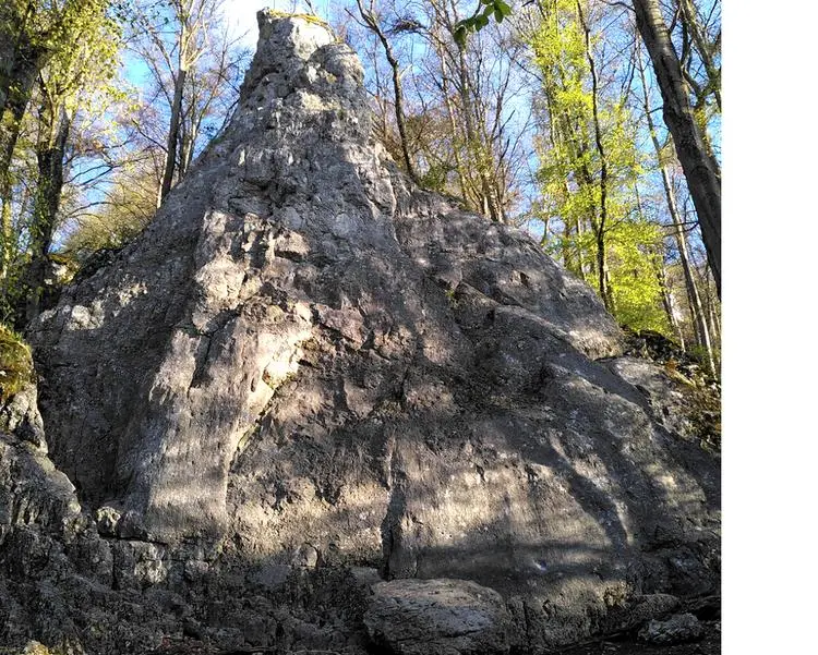 Klettertopo „Asterix und Obelix“ am Fels Asterix und Obelix in Konstein