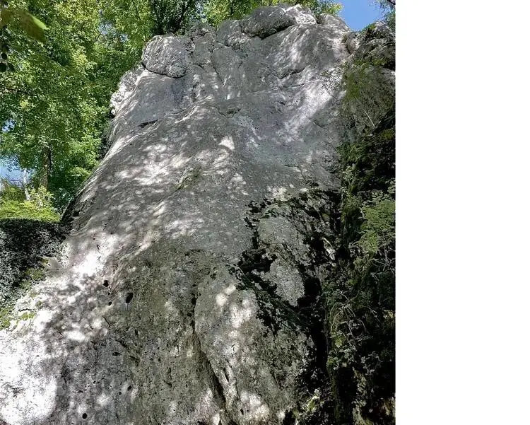 Klettertopo „Dohlenturm“ am Fels Dohlenturm in Konstein