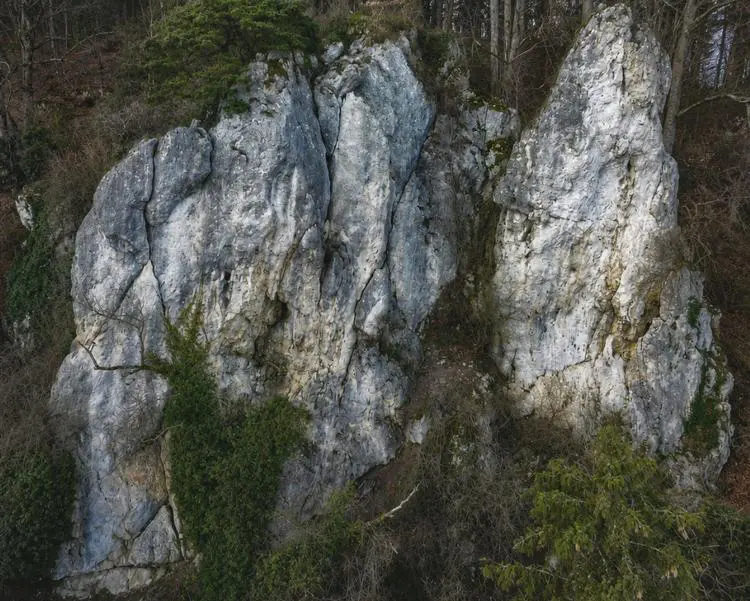 Klettertopo „Hanslberg“ am Fels Hanslberg in Donaudurchbruch + Tal