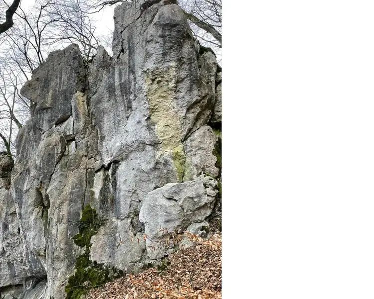 Klettertopo „Leinwandl rechts“ am Fels Leinwandl in Konstein