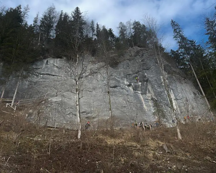 Klettertopo „Morsbach“ am Fels Morsbach in Kufstein