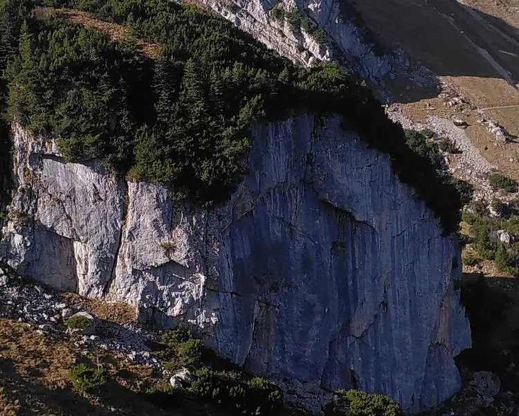 Klettertopo „Sebaldstein“ am Fels Sebaldstein in Mangfallgebirge