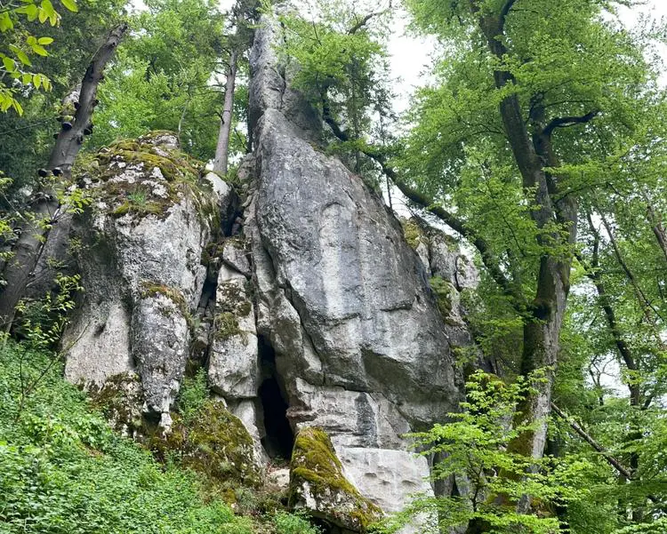 Klettertopo „Ph-Neutral“ am Fels Steinerne Stadt in Altmühltal